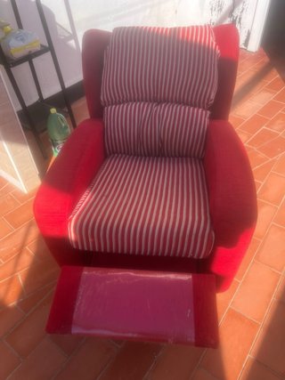 2 Sillones Individuales Rojos
