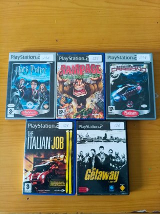 Lote 5 Juegos PlayStation 2 (PS2)