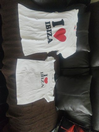 Conjunto de 2 camisetas I Love Ibiza