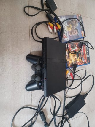 Consola PS2 (PlayStation 2) con juegos