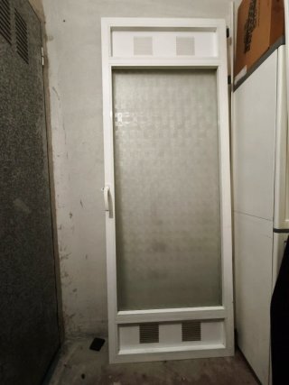 Puerta de Aluminio Blanca
