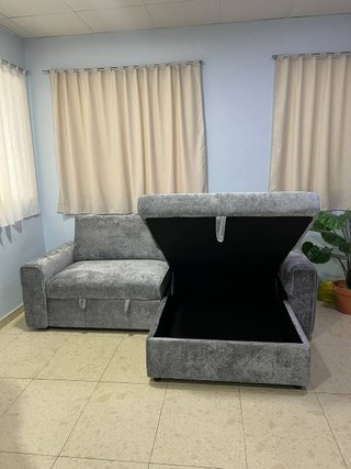 Sofá Chaise Longue Extensible /Cama Con Baúl NUEVO