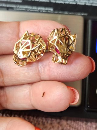 Set de 2 Anillos y 2 Pendientes de Oro 18k