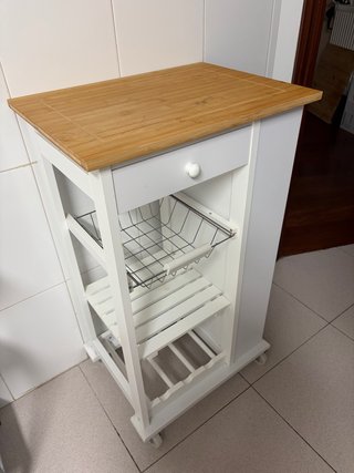 Carro de cocina con ruedas