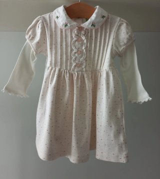 Vestido Rosa Prenatal Talla 9-12 meses