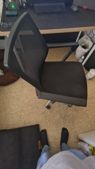 Silla de oficina negra
