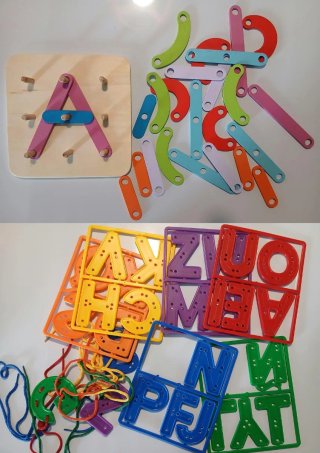 Pack de 2 Juegos Educativos de Letras