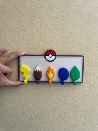 Colgador de llaves Pokémon