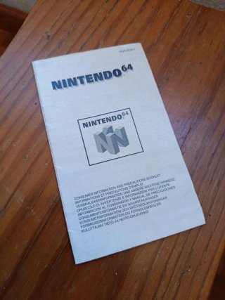 Folleto Nintendo 64