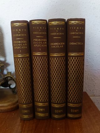 TIEMPO Y EDUCACIÓN – Obra completa 4 tomos