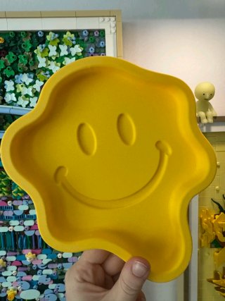 Bandeja Organizadora Smiley Amarilla