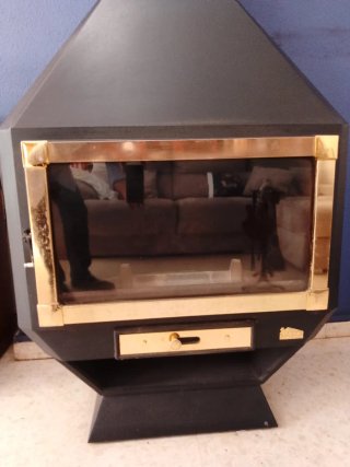 Chimenea Gran Caset Negra