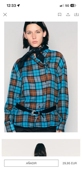 Camisa Cruzada de Cuadros