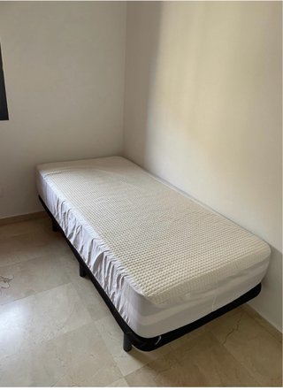 Colchón 90x190cm y Somier tapizado de 90x190cm