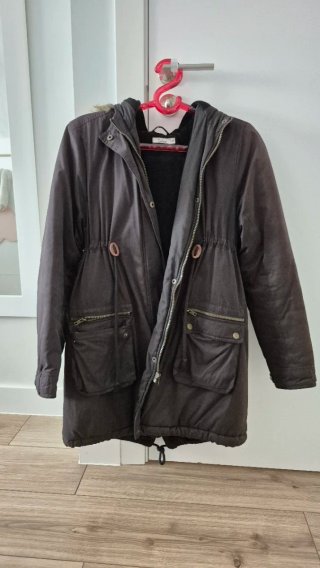 Abrigo Premamá Negro Talla M