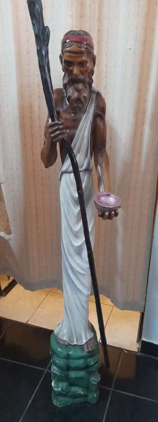 Figura Decorativa de Mendigo