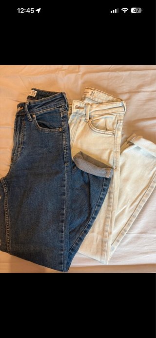 2 Pantalones Vaqueros Mom Fit