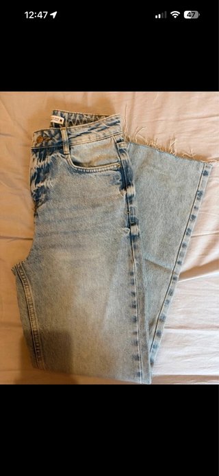 Jeans Rectos Lavado Claro