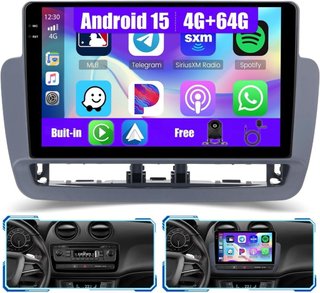Radio Coche para Seat Ibiza 2012-2015 con Wireless