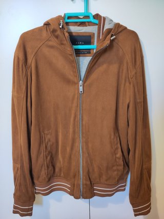 Chaqueta Zara con capucha efecto ante