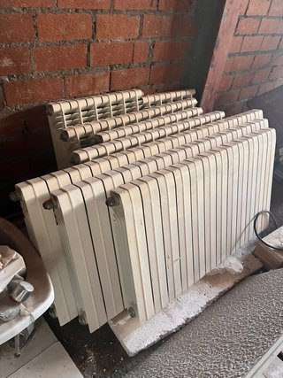 Lote de 9 Radiadores de Aluminio