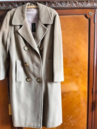 Abrigo Vintage Caruncho Beige