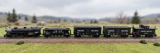 Tren de Vapor Union Pacific 2499 con 4 Vagones