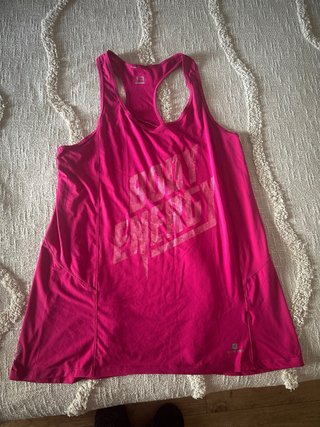 Camiseta de tirantes Domyos rosa