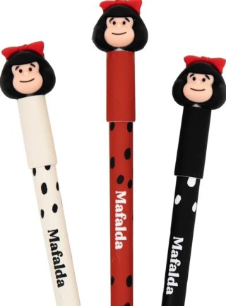 Mafalda Bo-Bo pack 3 bolígrafos borrables