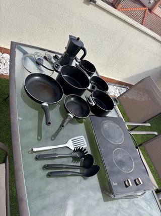 Vitrocerámica Teka y Set de Cocina