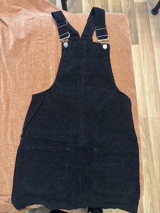 Peto falda de micropana negro