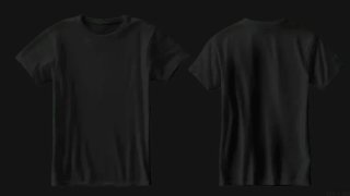 Camiseta simple negra