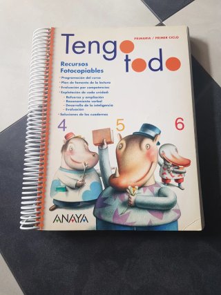 Libro de texto "TENGO TODO de 4,5 y 6" ed. ANAYA