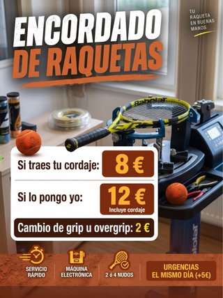 Encordado de Raquetas (Zona Castellón)