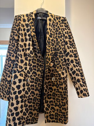 Blazer Zara Estampado Animal Print leopardo