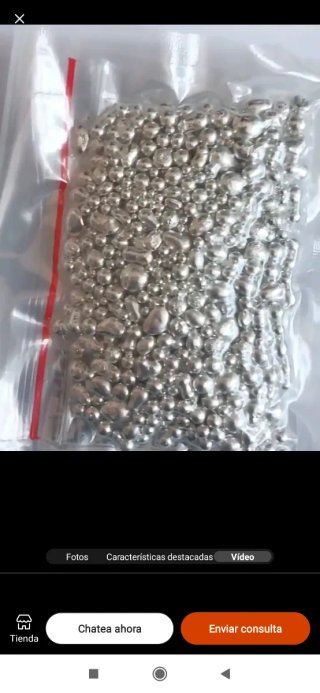 500g de Granallas de Plata Pura 999,9
