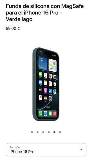 Funda de silicona con MagSafe para el iPhone 16 Pro - Aguamarina
