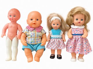 Set de 4 Muñecas Variadas