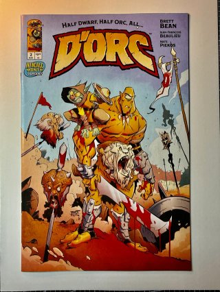 Lote 3 comics USA D’Orc #2 #3 #4 de Skottie Young