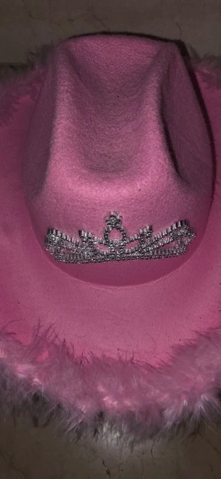 Gorro de Fiesta Rosa con Tiara