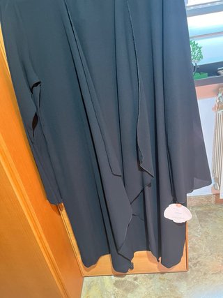 Chaqueta larga negra