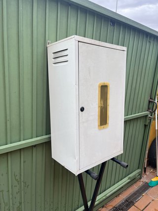 Caseta Metálica para Termo de Agua