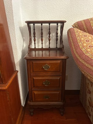 Mesa Auxiliar Telefonera de Madera