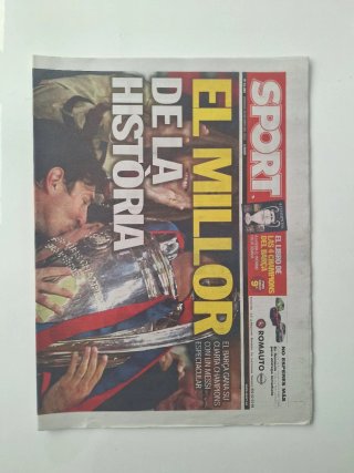 Portada Diario Sport Final Champions 2011