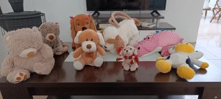 Lote de 8 peluches variados