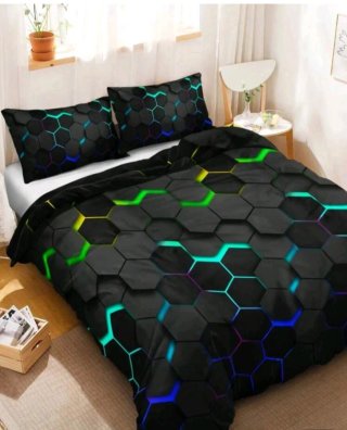 Funda Nórdica Estampado Hexagonal