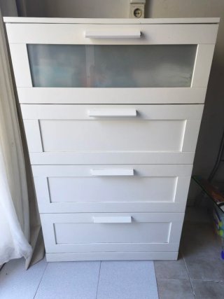 Cajonera BRIMNES Blanca