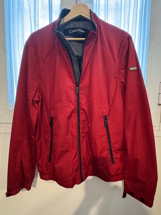 Chaqueta con cremallera Calvin Klein roja
