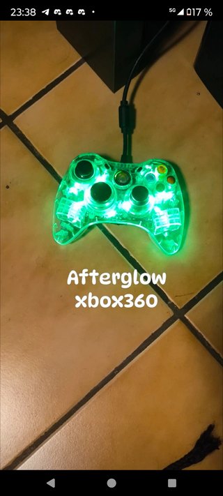 Mando Xbox 360 y PC Afterglow Transparente LEER