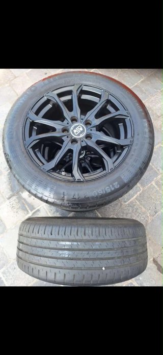 Set de 4 Llantas con Neumáticos 215/60 R17